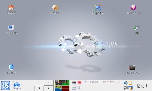 N810 with KDE desktop