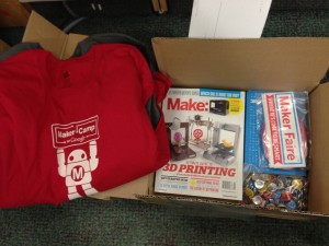 MAKE Magazine swag